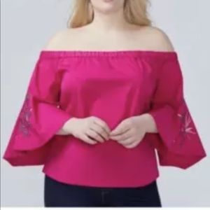 Lane Bryant off the Shoulder Top
